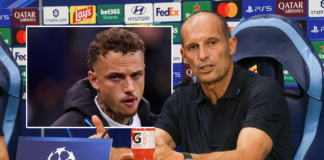 Napoli-Arsenal, Noa Lang escluso per motivi disciplinari: Allegri spiega cos’è successo