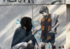 Roma-Real Madrid, deturpato il murales di Mourinho vicino l’Olimpico: le immagini
